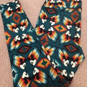 Lularoe TC Disney Mickey Mouse leggings